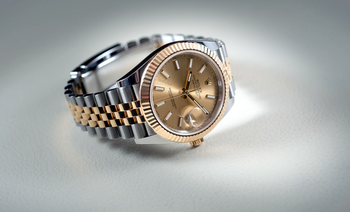 rolex datejust 41 oystersteel and yellow gold