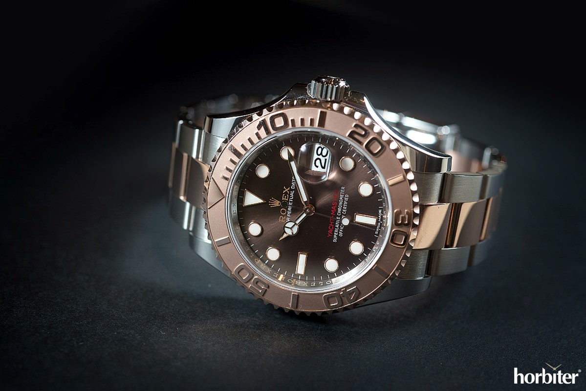 yachtmaster rose gold two tone