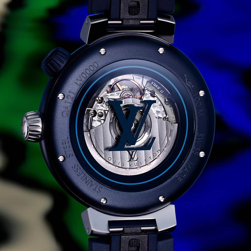 Louis Vuitton Tambour Street Diver Chronograph Skyline Blue – The