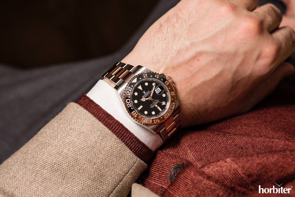 rolex oystersteel and everose gold