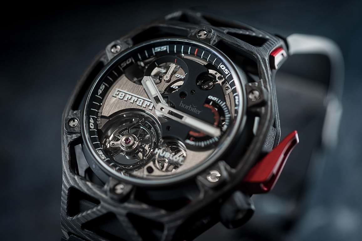 HUBLOT Techframe Ferrari 70 years Tourbillon Chronograph - Horbiter®