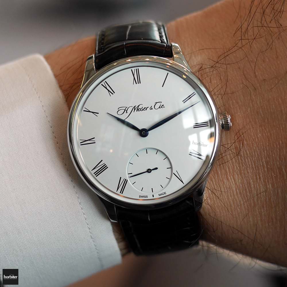 Moser Cie Venturer Small Seconds White Gold White Dial