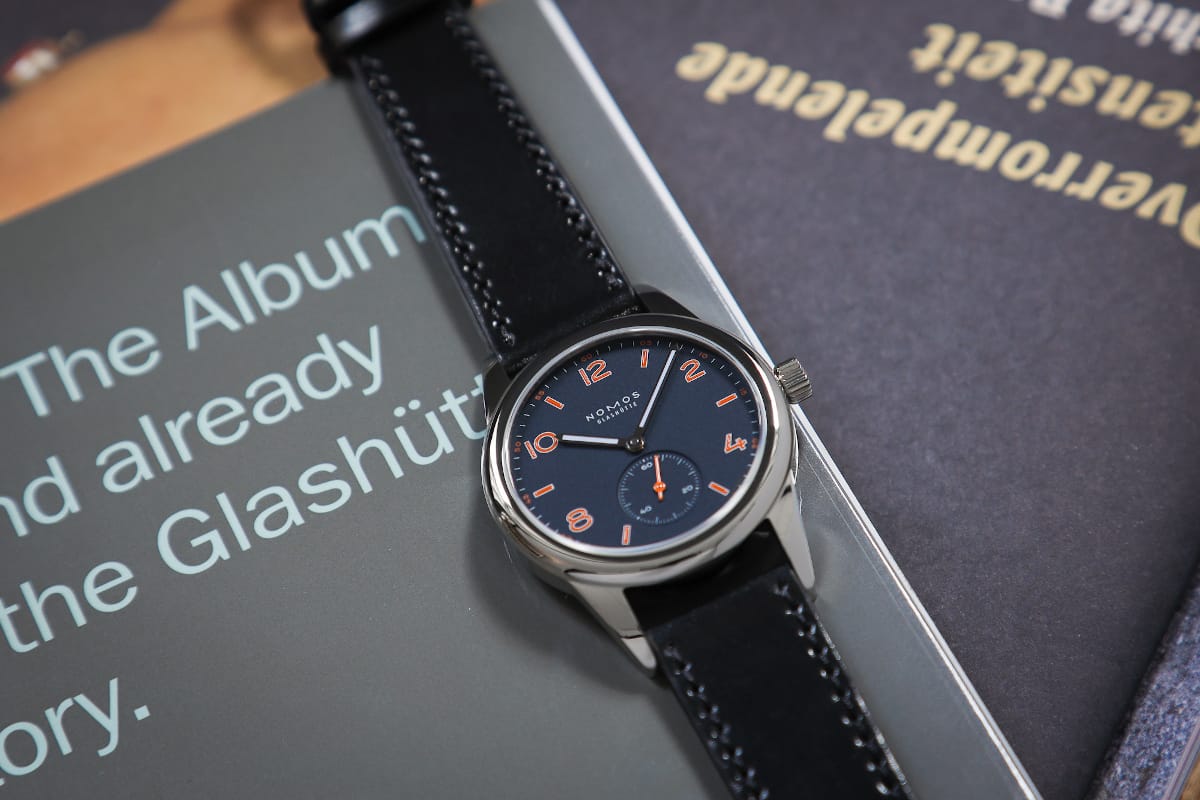 The Ace x NOMOS Club 36 Blue limited edition watches